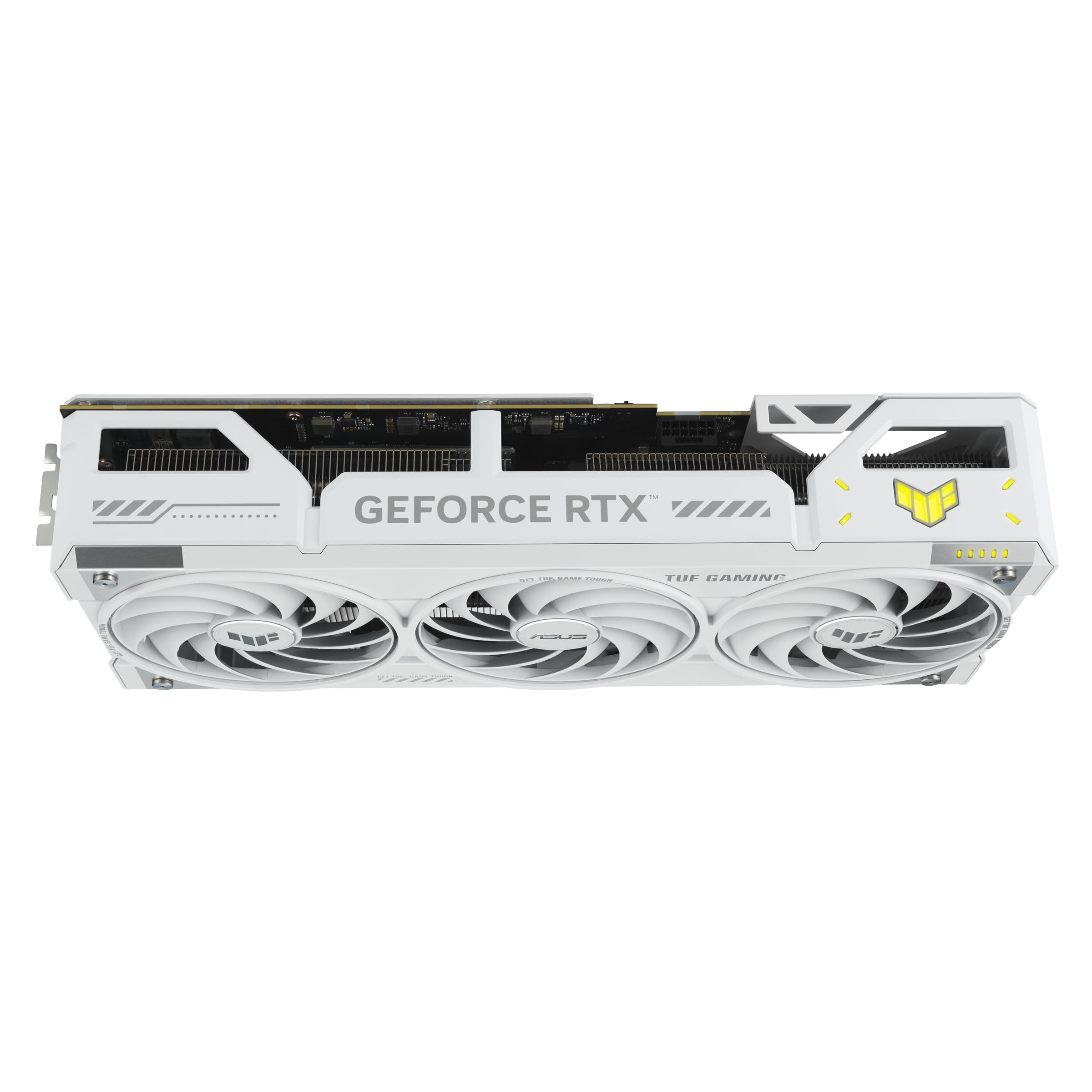 ASUS TUF Gaming GeForce RTX ™ 5070 Ti 16GB GDDR7 White OC Edition Gaming Graphics Card (PCIe® 5.0, HDMI®/DP 2.1, 3.125-slot, Military-Grade Components, Protective PCB Coating, axial-tech Fans)