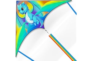 CROGIFT Kites for Kids Ages 4-8 & 8-12，Large Delta Kite for Adults,Easy to Fly, Kids Kites for Boys and Girls, Perfect for Beginners, Gifts for Holiday Easter Festival