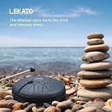 LEKATO Handpan Drum 6 Inch 11 D Notes Navy with Carry Bag view 9