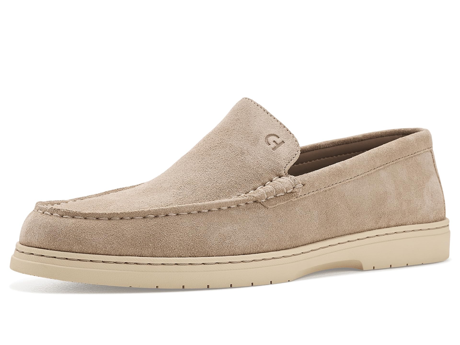 Cole Haan Men’s Greenwich Grand Venetian Loafers, Oxford Tan Suede/Ivory, 10-M US