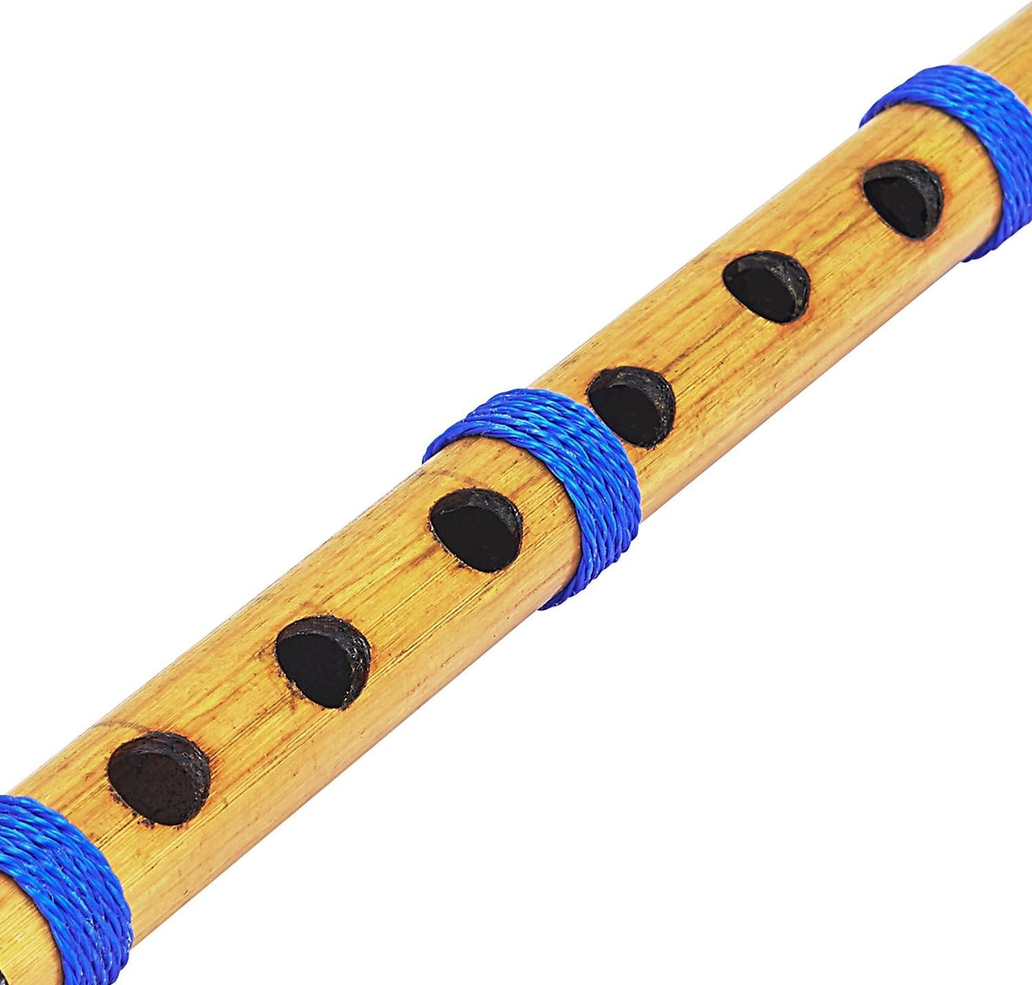 Unique Birthday Gift Ideas 13 Inch Authentic Indian Wooden Bamboo Flute in 'C' Key Fipple Woodwind Musical Instrument Recorder Traditional Bansuri Hand Crafted Novelty Gifts Men Women - Image 3