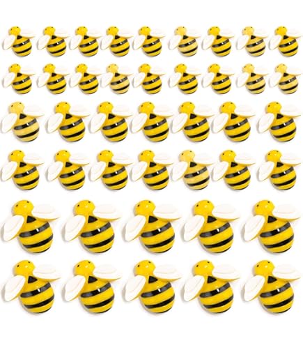 IMossad 10Pcs Mini Wool Felt Bee - 50Pcs For Crafts, Cute