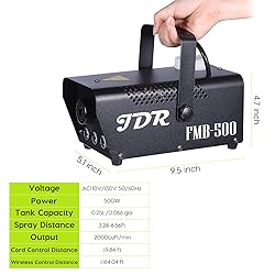 Fog Machine JDR Smoke Machine Controllable LED