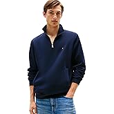 Tommy Hilfiger mens Medium Weight 1/4 Zip Sweatshirt