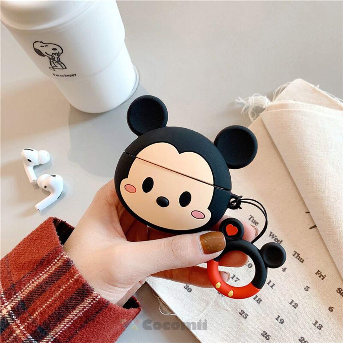 Cocomii Disney Armor AirPods Pro Case New [Cute Disney Character] Funny  Kawaii 3D Cartoon Shockproof Bumper with Keychain Ring [Fashion] Adorable  Lightweight Cover for AirPods Pro (AD.Micky Cute)- Buy Online in Qatar