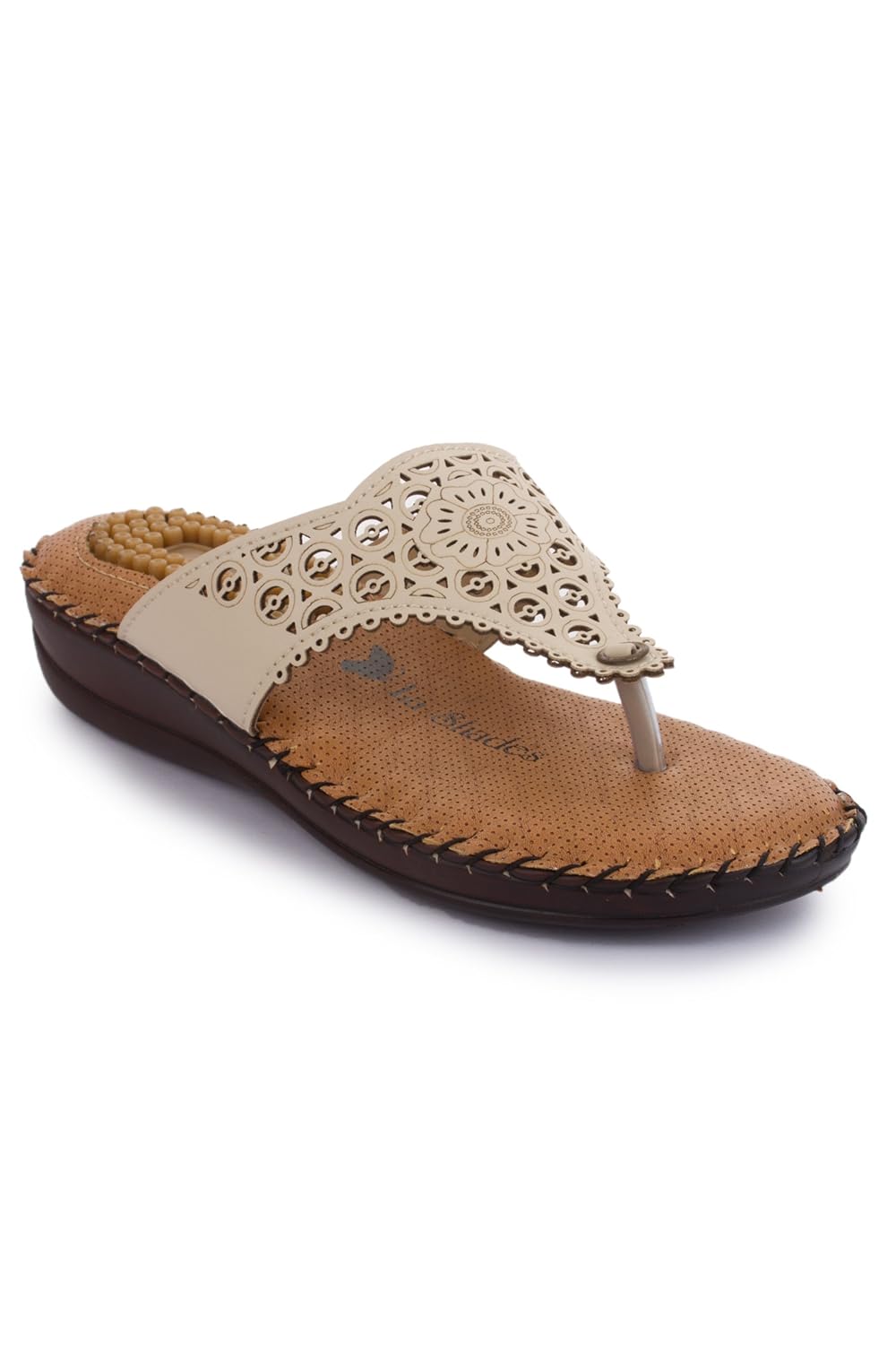 la shades accu-2004, cream doctor sole orthopedic comfortable slippers for women