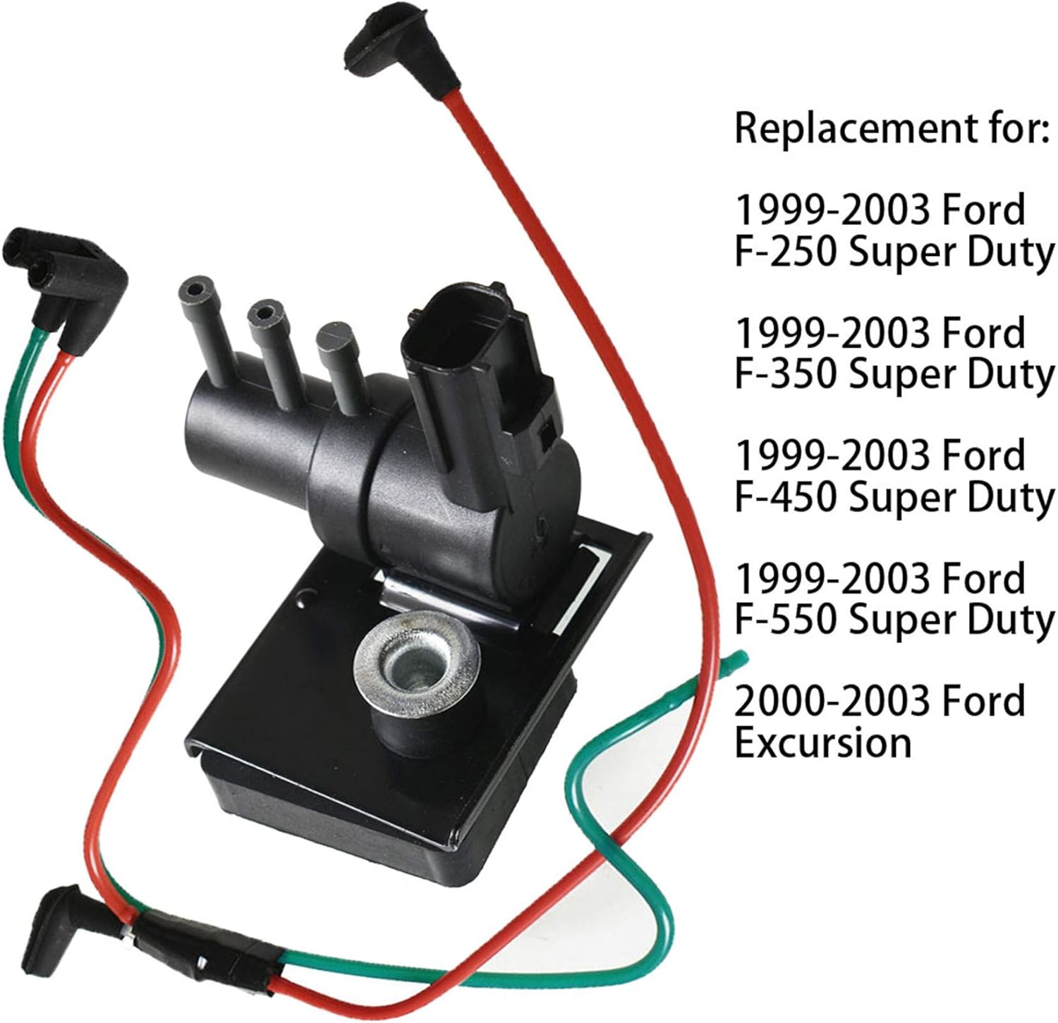 Duty Super F550 F450 F350 F250 Ford for Replacement F81Z9E498DA Solenoid Boost Wastegate and
