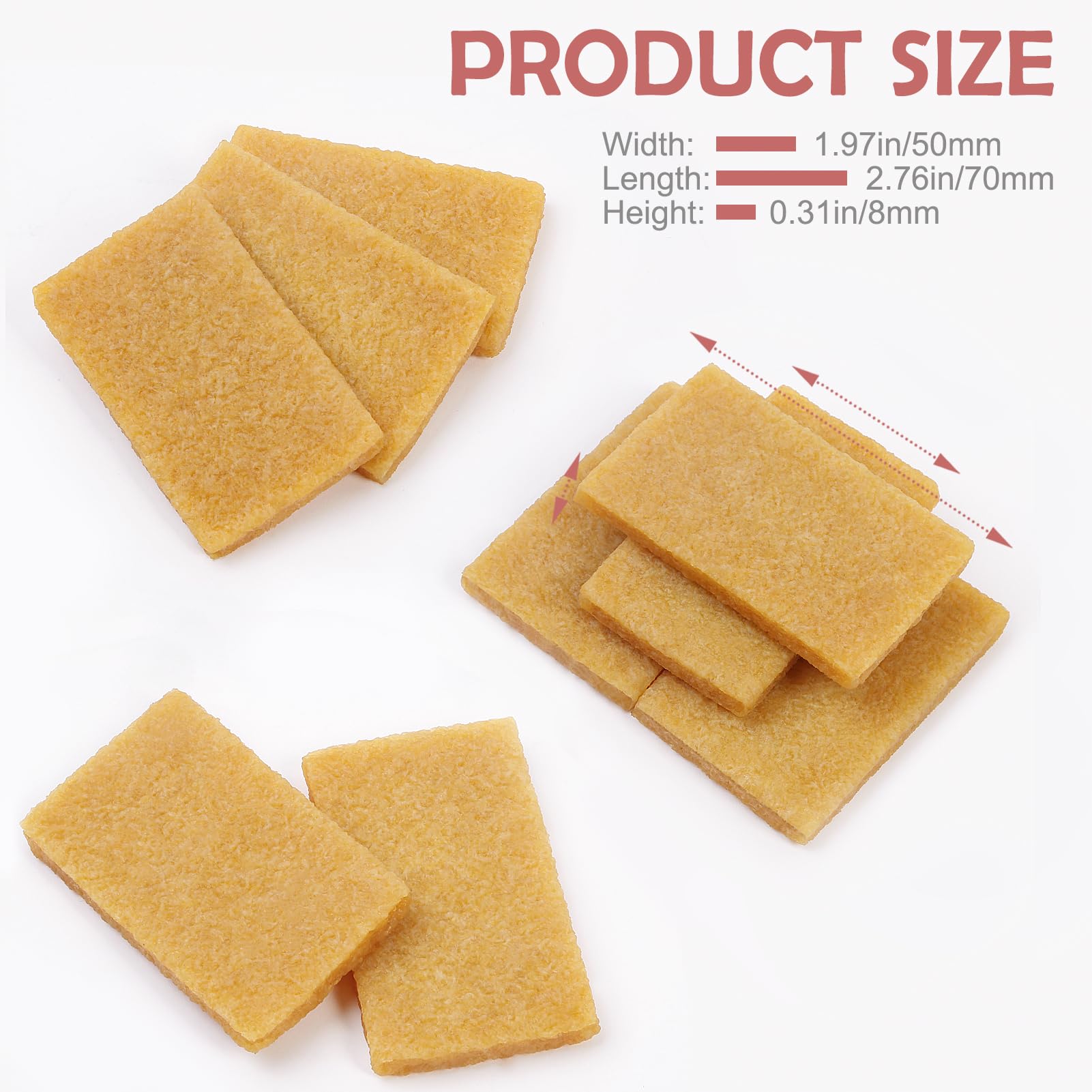 9PCS Artist Adhesive Remover Erasers - Natural Rubber Lift Tool for Glue, Sticker & Oil Paint Residue on Paper, Canvas, Plastic - Crafting & Painting Correction