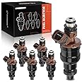 A-Premium Fuel Injectors Set of 6 Compatible with Toyota 4Runner 1989-1995, Pickup 1989-1995, T100 1993-1994, 3.0L, GAS, Replace# 2325065020, 2320965020