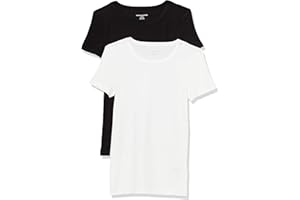 鶹 Essentials Womens Slim-Fit Short-Sleeve Crewneck T-Shirt