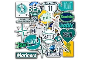 BESSER ASSOCIATES 27 PCS American Baseball Team Stickers for Water Bottle, Laptop, Bicycle, Computer, Motorcycle, Travel Case, Car Decal Decoration Sticker 2-2.5 inches