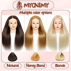 Mannequin Head Human Hair 26"-28" Female 80% Human