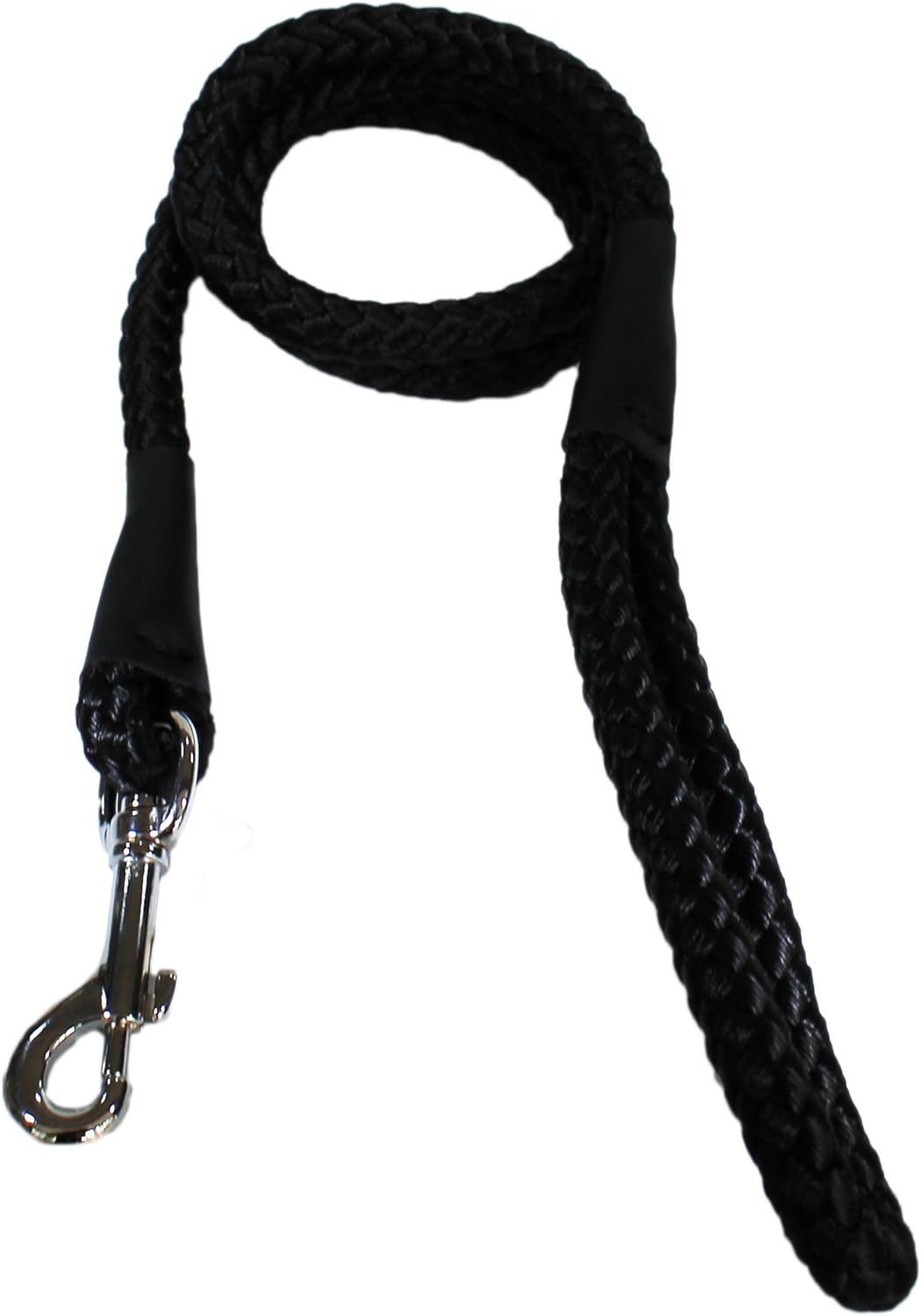 black rope dog lead