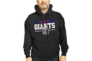 Team Fan Apparel NFL Adult Gameday Charcoal Hooded Sweatshirt - Cotton & Polyester Blend - Stay Warm and Represent Your Team