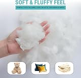SleepyNights 1 KG Toy Stuffing Wadding Polyester Soft Batting White view 4