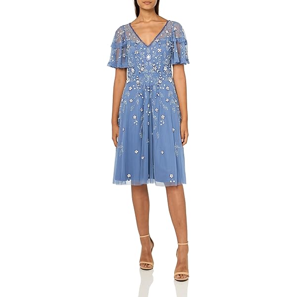 sachin and babi light blue dress Amazon.com: Adrianna Papell AP1E209116 - Rose Gold (AA958) - M