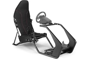 DIWANGUS Racing Simulator Cockpit - Sports Car Design, Adjustable Back & Headrest, Includes Gear Shifter - Compatible with Logitech/Thrustmaster/MOZA/FANATEC （Electronic not Included