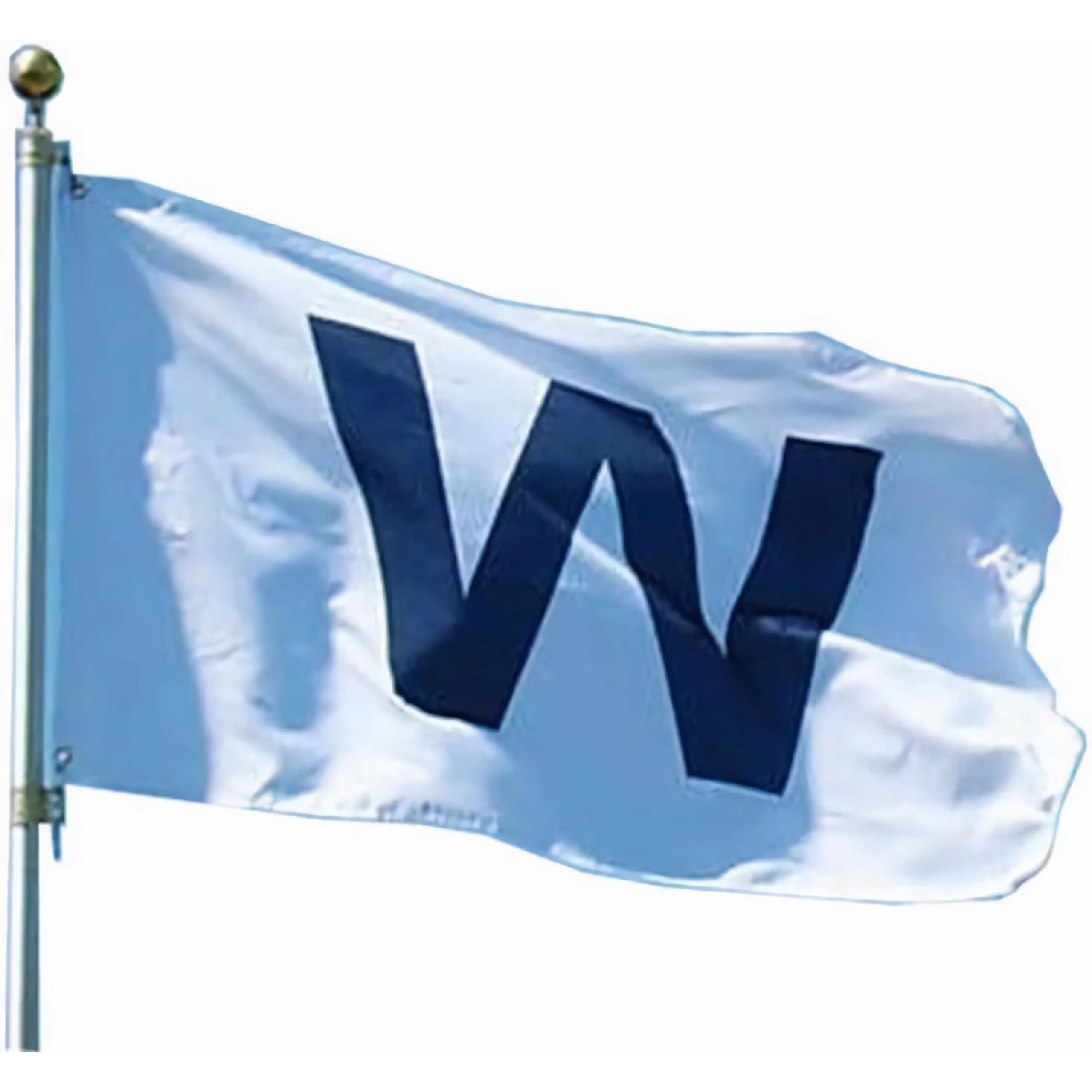 Photo 1 of Time Roaming 3x5 Ft Chicago Wrigley Field W Win Polyester Flag with Brass Grommets