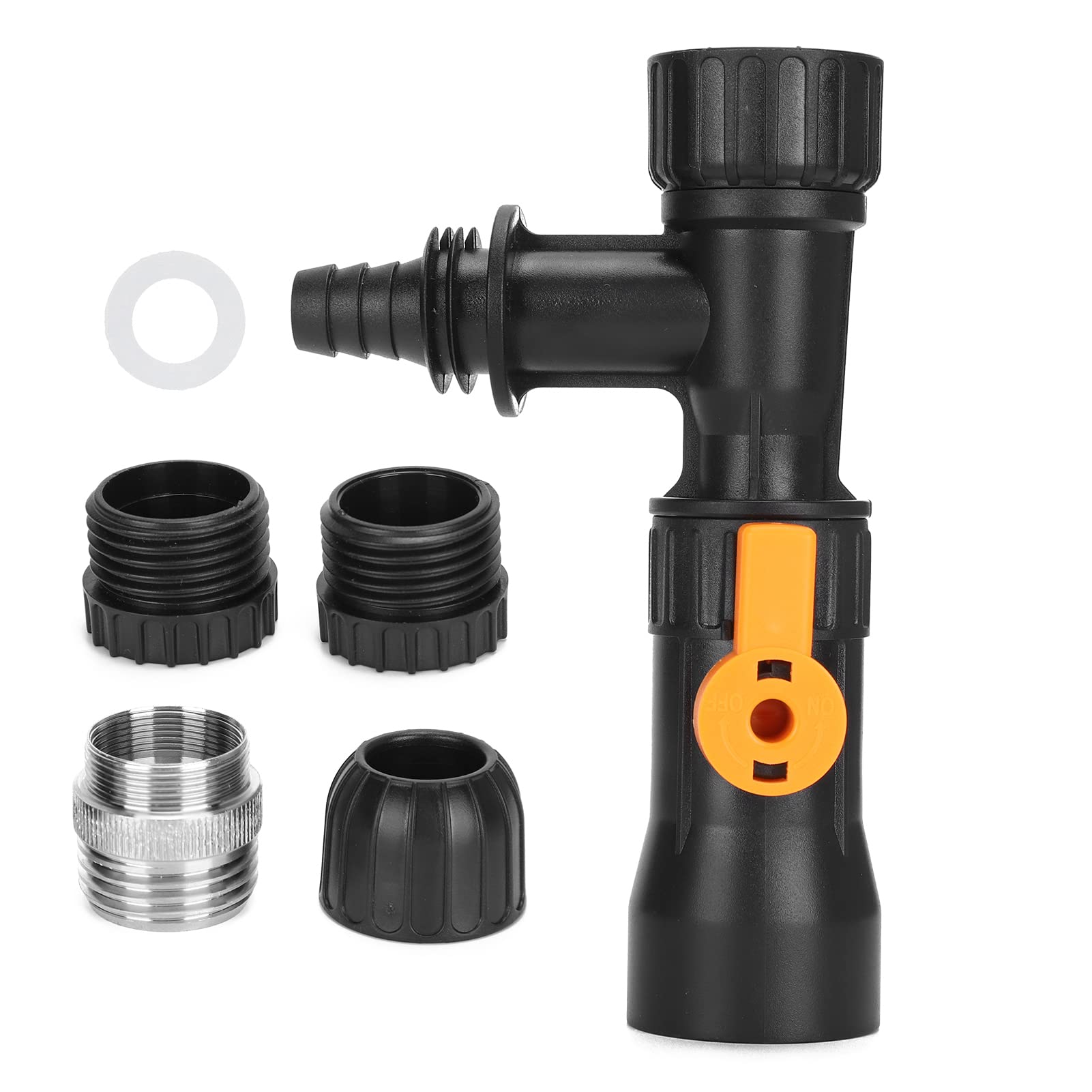 Ejoyous Aquarium Water Changer Replacement Parts Tap Nozzles Connections with 2 Tap Adapters for Aquariums Water Change