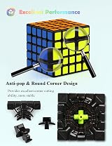 ROXENDA 5x5 Speed Cube Original Durable Stickered Colorful Puzzle view 3