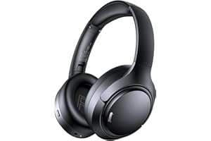 TAGRY Hybrid Active Noise Cancelling Headphones 120Hrs Playtime ENC Clear Call Mic Over Ear Wireless Bluetooth Headphones with Hi-Res Audio Comfort Earcups Low Latency ANC Headphone for Travel Game