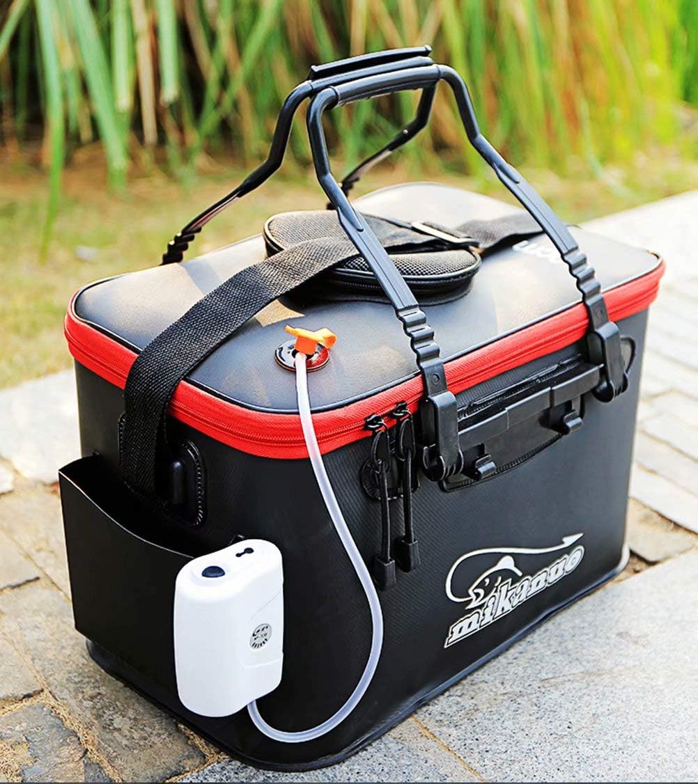 CASILY Fishing Bucket Fishing Water Bucket Collapsible Live Fish Box Water Container for Traveling Hiking Fishing Boating Outdoor