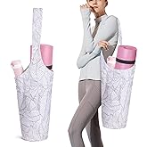 IwIeIaIrI Yoga Mat Bag for Women with Large Size Pocket and Zipper Pocket,Yoga Gifts Accessories with Adjustable Shoulder Strap- Fits Most Workout Stuff