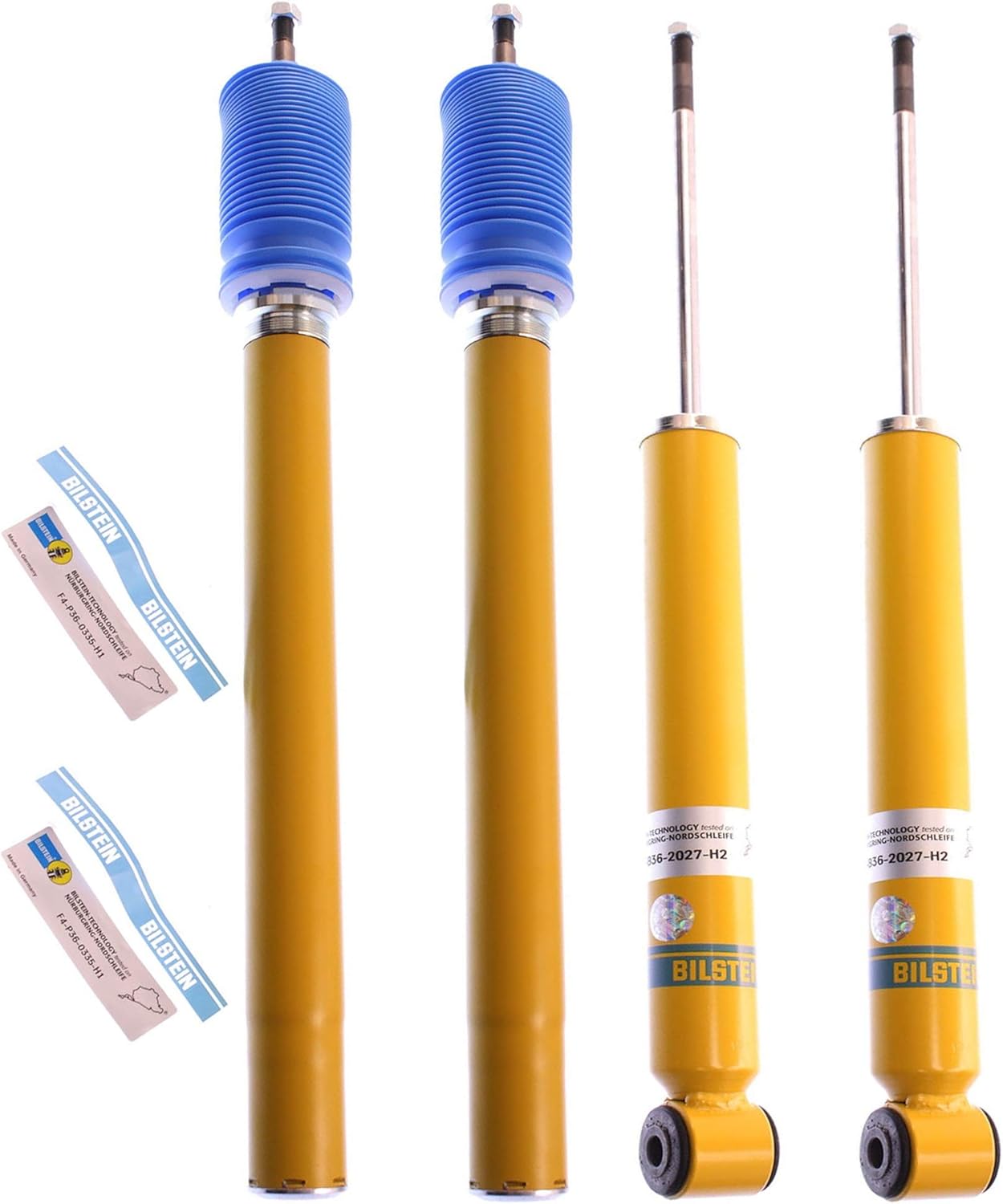 Bilstein B8 Perf Plus Front Strut Cartridges & Rear Shocks