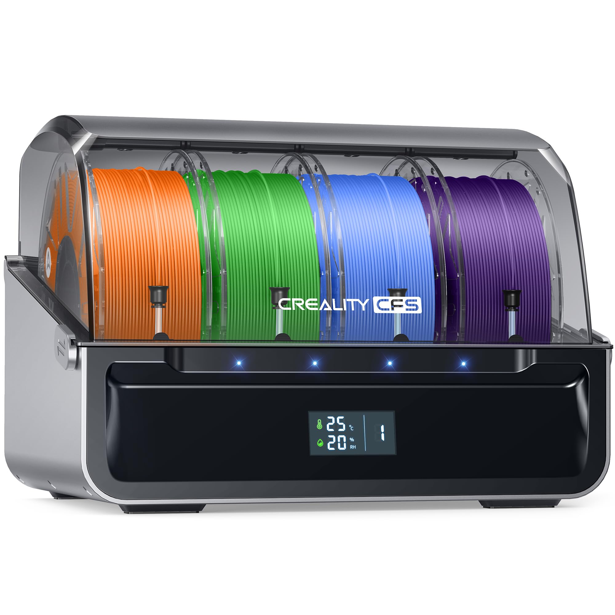 Photo 1 of Creality CFS, Multicolor 3D Printer Filament System, Auto Material Identification, Smart Switching/Relay, Compatible for K2 Plus/Hi Combo/K1 Series CFS Upgrade Kit