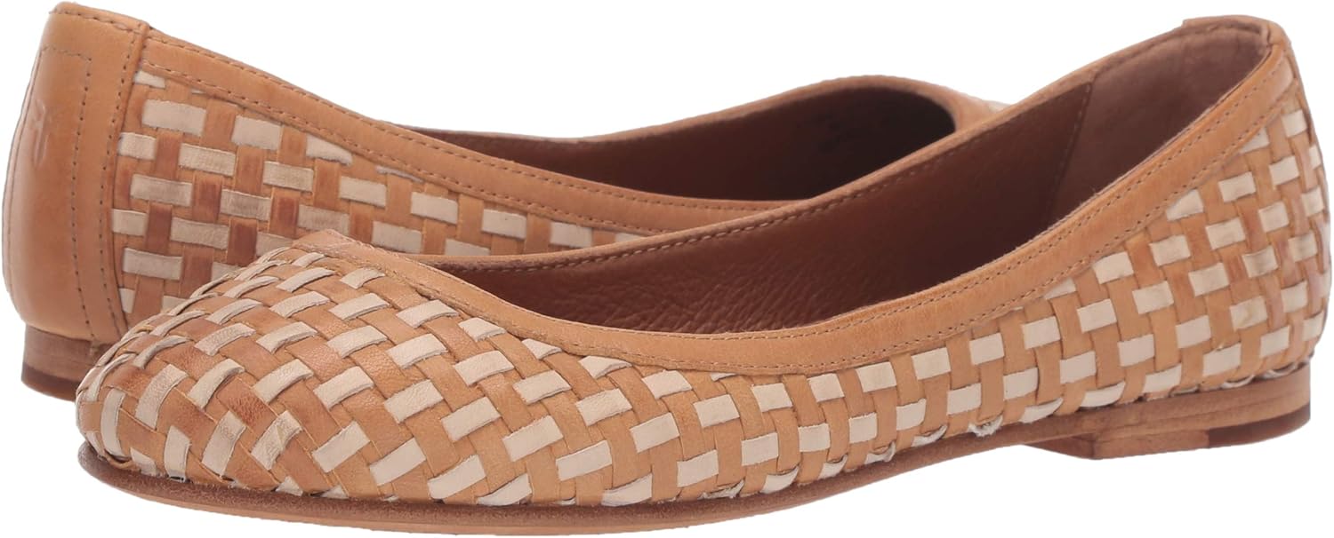 frye carson woven ballet flat