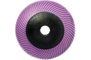 HIEMTE Radial Bristle Brush, 6 in x 1/2 in x 1 in, 600#, 1SET，Ten Single Piece with Adapter