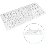 Macally Compact Wireless Bluetooth Keyboard - Features a Built-in Stand & Multi-Device Sync - Compatible with Apple Mac, iMac, MacBook Pro/Air, iPhone, iPad, Windows PC Computer Laptop, Android, etc.