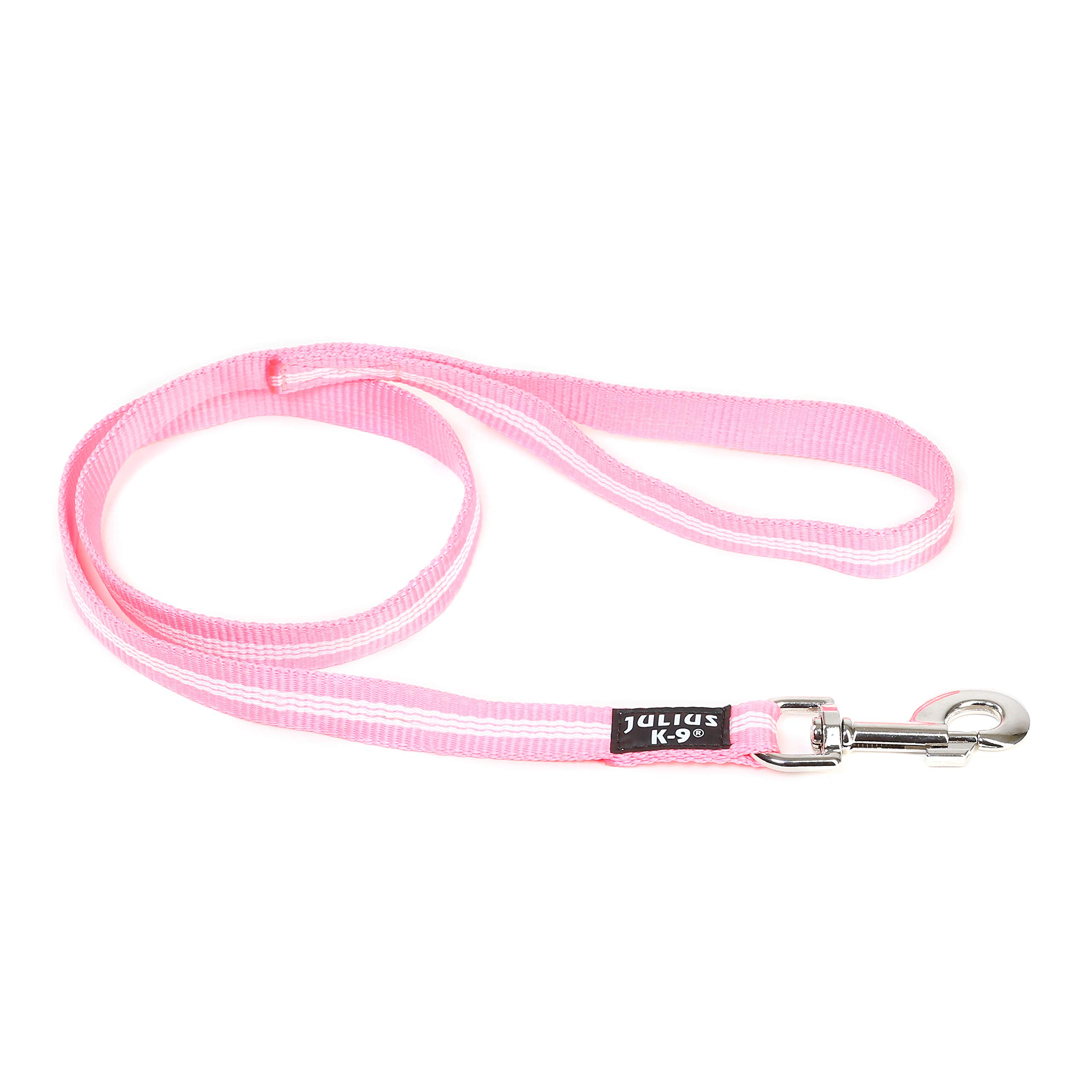IDC Tubular Webbing Leash with Handle, 19 mm x 1 m, Pink — image 1