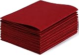 DIVINA VITAE Burgundy Felt Sheets 7 x 11 in 10 Pcs Crafts Sewing