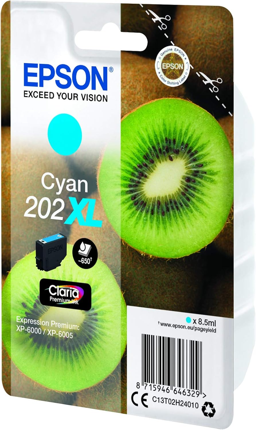 Epson C13T02H24020 XL Original Inkjet Cartridges - Cyan - Image 3