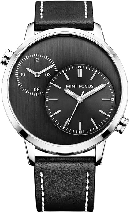 dual time analog watch