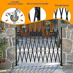 Expandable Barricade Gate,129” Safety Metal