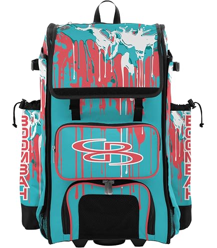 Amazon.com : Boombah Catchers Superpack Hybrid Rolling Bat Bag