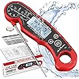 Meat Thermometer Digital for Grilling and Cooking - ANDAXIN Waterproof Ultra-Fast Instant Read Food thermometers with Backlig