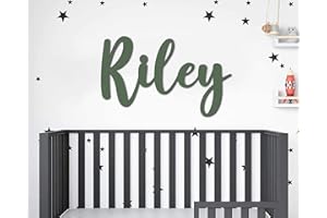 Personalized Name Sign | Custom Wooden Name Sign | Nursery Wall Sign | Interior Wall Hanging | Over Crib Sign | Nursery Baby 