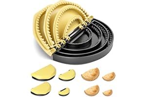 Zenflux Upgrade 4-in-1 Portable Tortilla Sealer and Crimper - Quesadilla Maker & Empanada Press with 4 Detachable Sizes (4, 6