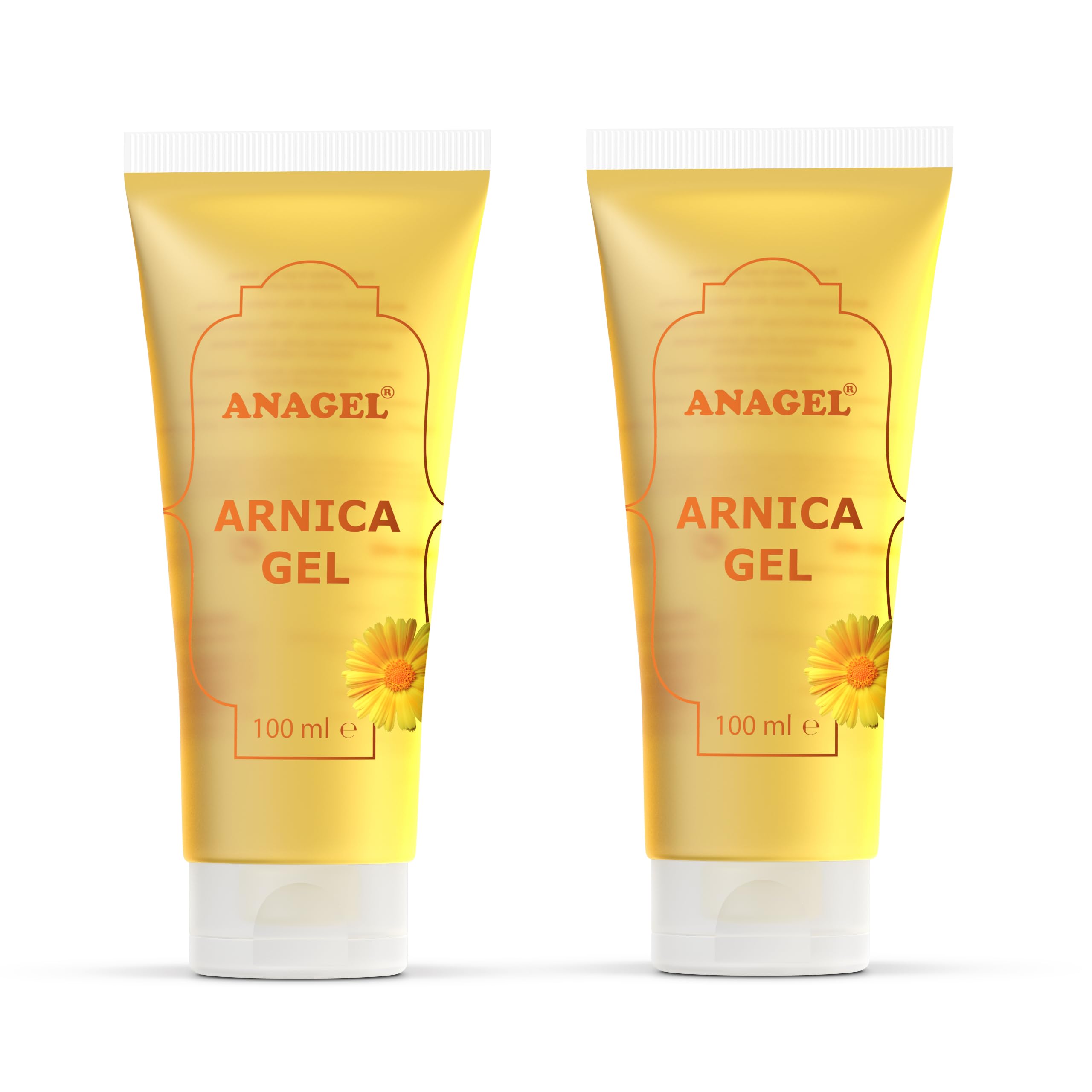 ANAGEL Arnica Gel – Soothing & Revitalising Skin Gel with Lavender – Non-Sticky, Easily Absorbed Formula for Everyday Use (100ml x 2)