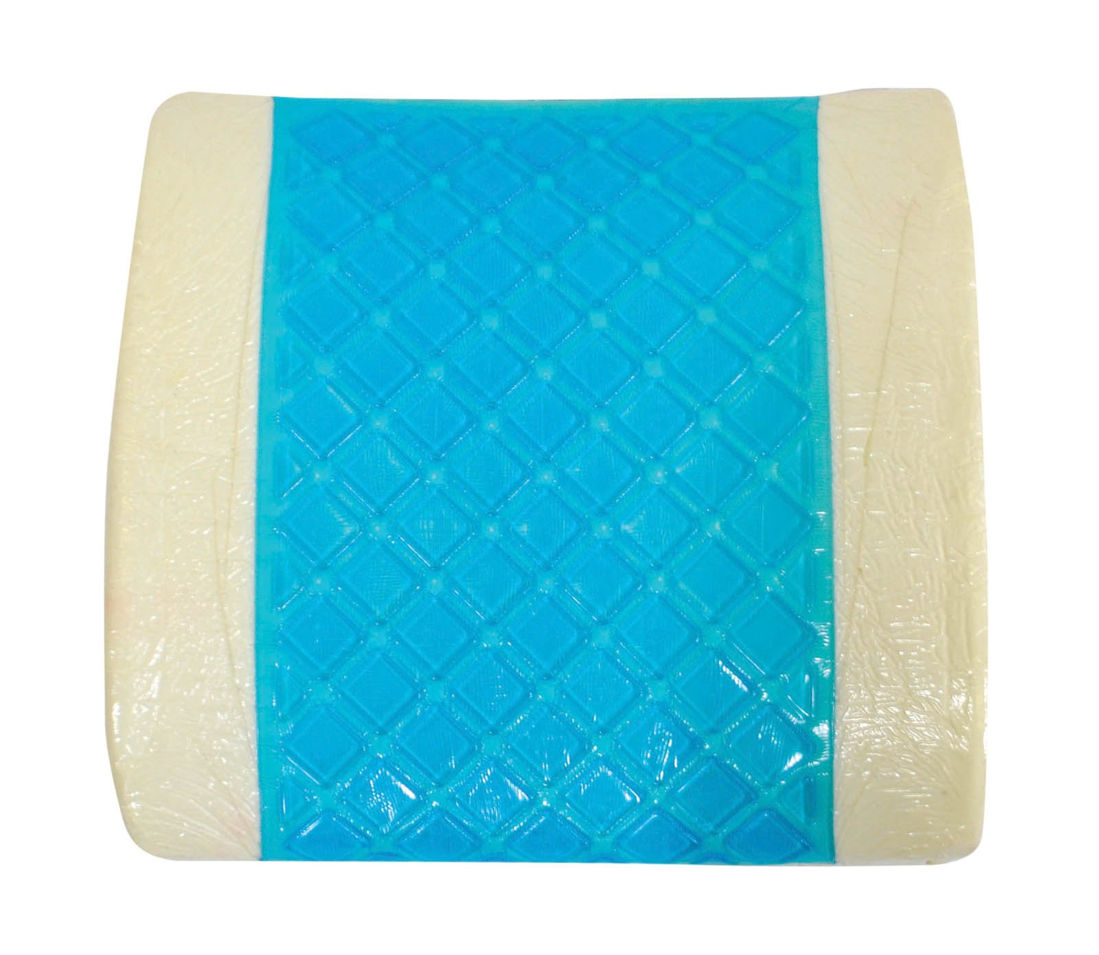 Cooling Gel Memory Foam Lumbar Support Cushion. Relieve Pressure on the Spine. Memory Foam, Cooling Strip & Air Mesh Fabric. Removable Hand Washable Cover. Therapy, Orthopaedic, Back Support Pillow.