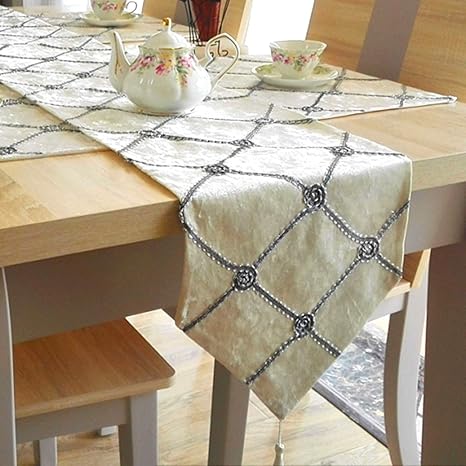 Amazon テーブルランナー 可愛い 緑 北欧風 ホワイト 花柄 木柄 エレガント ヴィンテージ テーブルランナー キャビネット ダイニング テーブル装飾 上品 30 40 4 豪華 テーブルランナー 優雅 テーブルクロス 食卓カバー テーブルカバー テーブルランナー オンライン通販