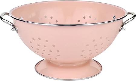 Hit Edelstahl Seiher Sieb In Rosa Fur Die Kuche Im Retro Stil Amazon De Kuche Haushalt