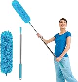 Fogray 2026 Upgraded Extendable Feather Duster Telescopic Soft Silicone Cap Sky