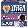 Victor Allen's Coffee 100% Colombian, Medium Roast, 200 Count, Single Serve Coffee Pods for Keurig K-Cup Brewers