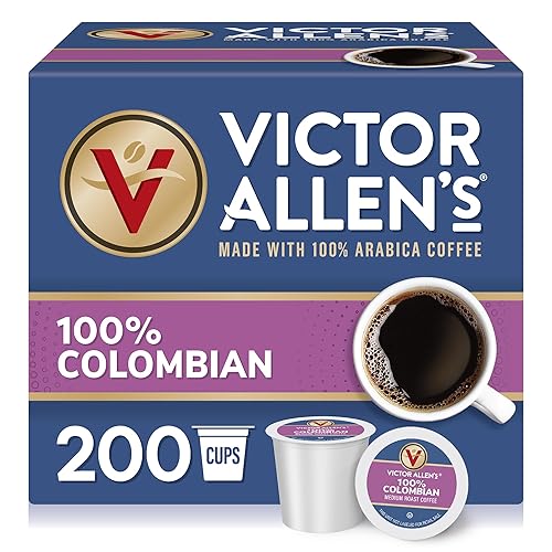 Victor Allen's Coffee 100% Colombian, Medium Roast, 200 Count