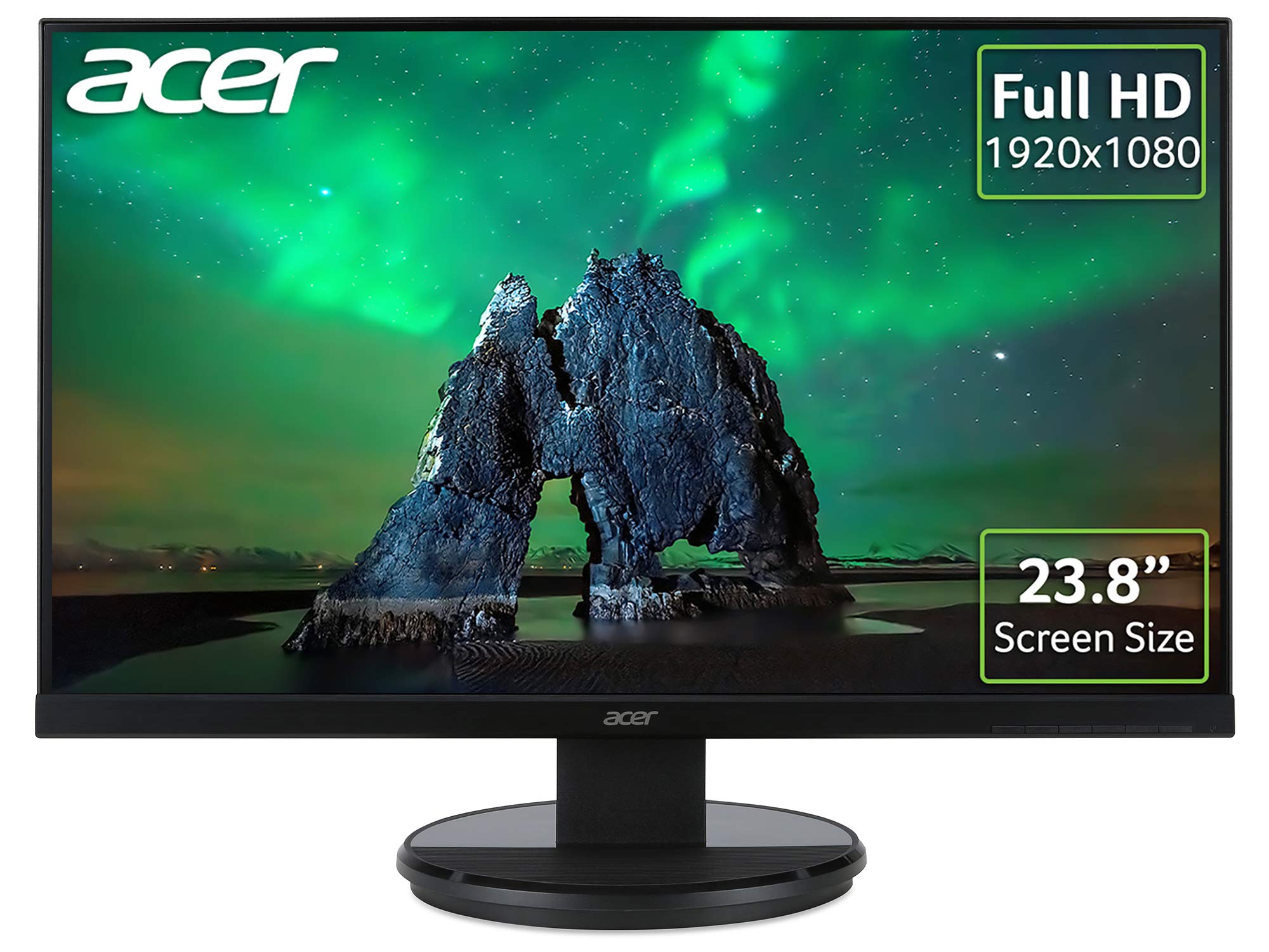 Acer K242HYLBbix 24 inch Full HD Monitor (VA Panel, FreeSync, 75Hz, 1ms, HDMI, VGA, Black)