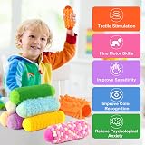Bouiexye 8 PCS Sensory Toys Assorted Textured Bar Toys for Kids Preschool view 2